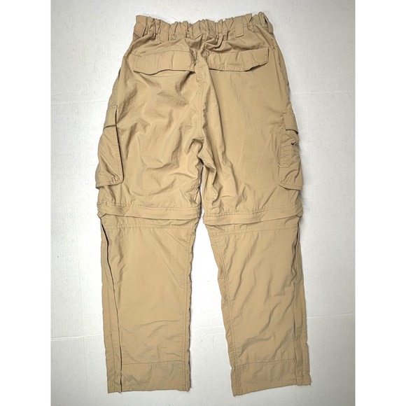 REI Sahara Convertible Cargo Hiking Pants Womens Medium 27L Zip Off Tan Camping - Picture 2 of 10